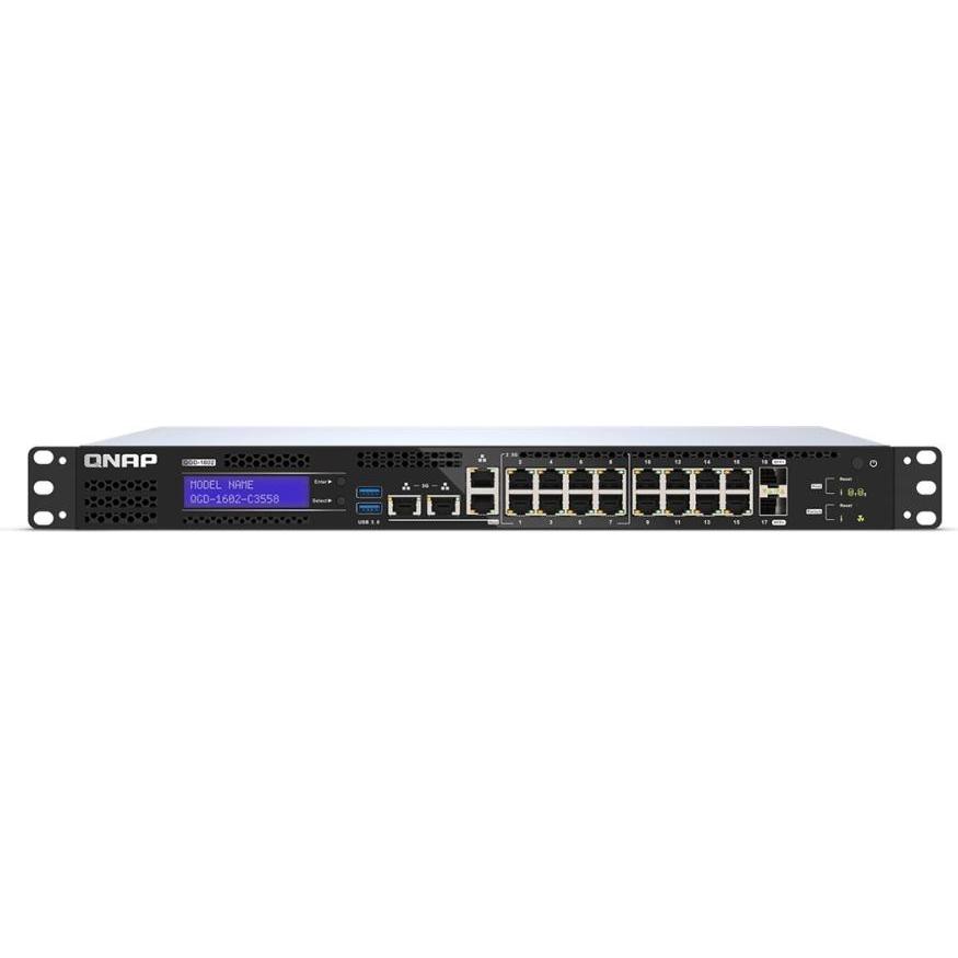 QNAP SWI QGD-1602-C3758-16G (18 Ports), Netzwerk Switch