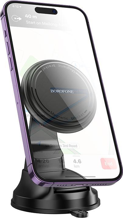 Produktbild Borofone Auto-Halterung BH136 Parker magnetisch für Armaturenbrett schwarz