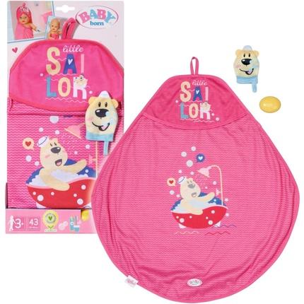 Produktbild Baby Born Bath Kapuzenhandtuch & Schwamm