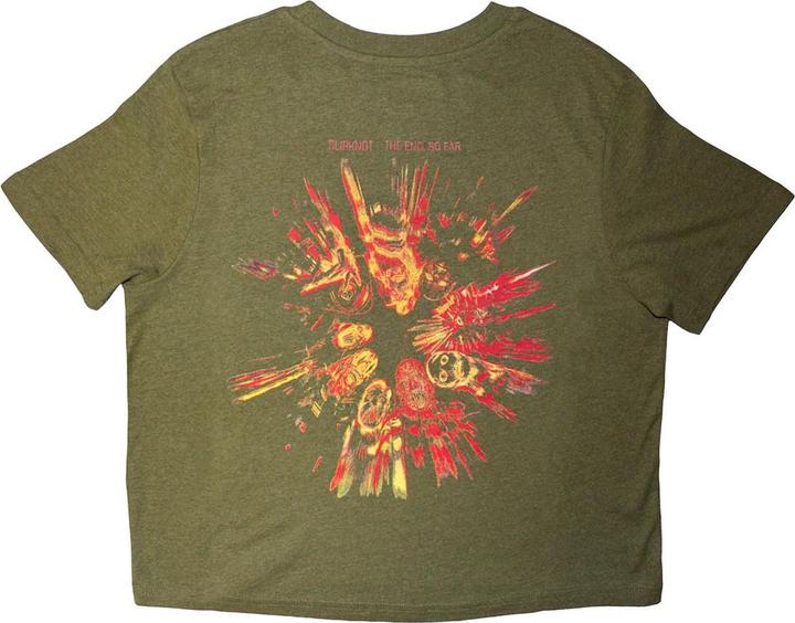 Actual product image Slipknot Womens/Ladies The End, So Far Figures Back Print Crop Top (XXL)
