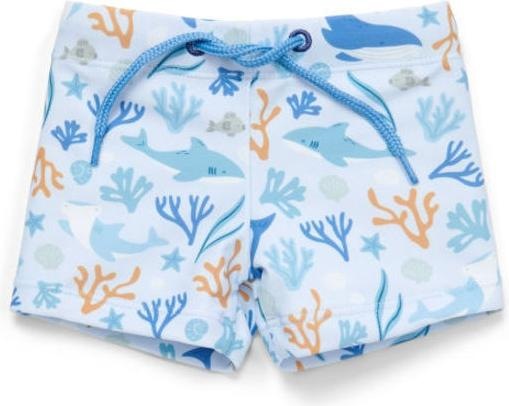 Little Dutch Badeshorts Ocean Dreams Blue - 74/80 (74)