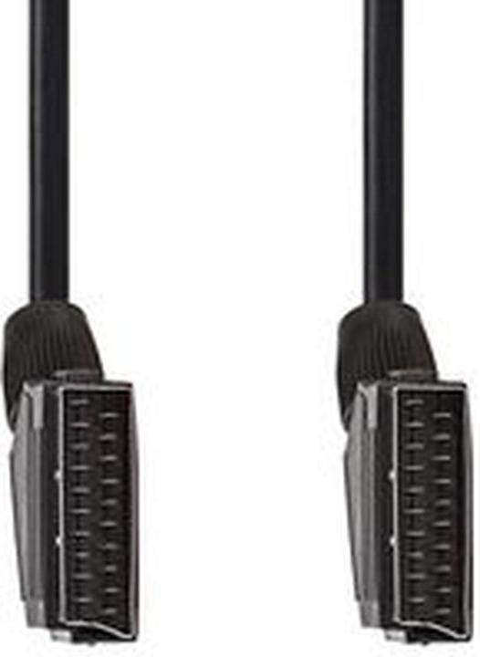 Produktbild Nedis Scart-Kabel (Stecker auf Stecker, 2 m) Schwarz (2 m)