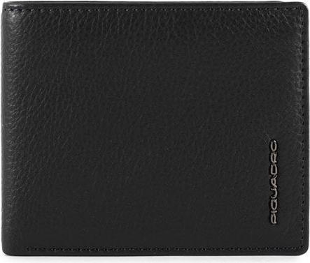Piquadro Leather Wallet, Blue, For Men