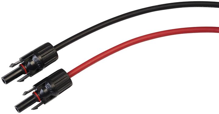 Image du produit Revolt Câble d'extension solaire, compatible MC4, 2x 6 mm² (10 AWG), 2 m, IP68 (Câble solaire)