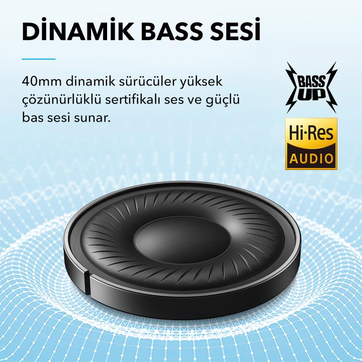 Produktbild soundcore Q20i (ANC, 40 h, Kabelgebunden, Kabellos)