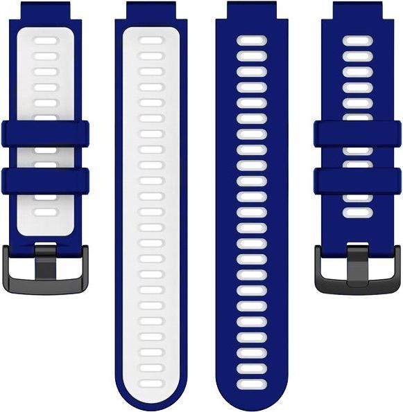 Actual product image Garmin Silicone wristband for G02 - Navy blue and white