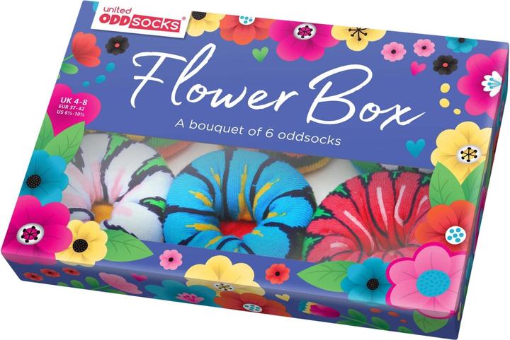 Actual product image United Oddsocks Flower Box (pack of 3, 37 - 42)