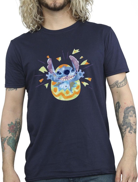 Immagine prodotto Disney Lilo & Stitch Cracking Egg Maglietta Uomo (5XL)