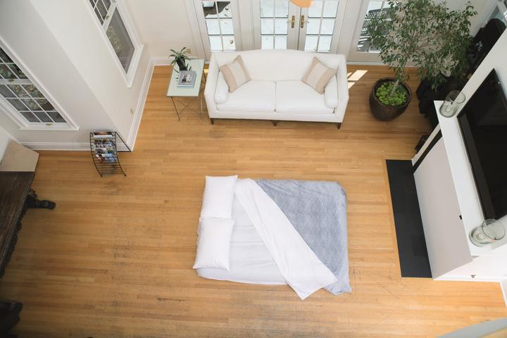 Productafbeelding Bestway Gevlokt luchtmatras - Luchtpomp / Tweepersoons (135 x 190 cm)