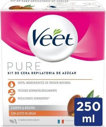Immagine prodotto Veet Cera depilatoria Natural Inspirations 250ml (250 ml, 1 x, 0.28 g)