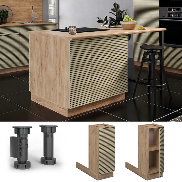 Produktbild Vicco Kücheninsel Fame-Line (70 x 70 x 82 cm)