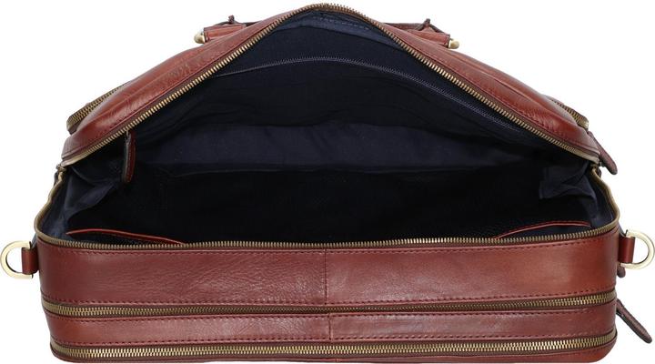 Produktbild Leonhard Heyden Cambridge - RV-Aktenmappe Rotbraun, 3 Fächer