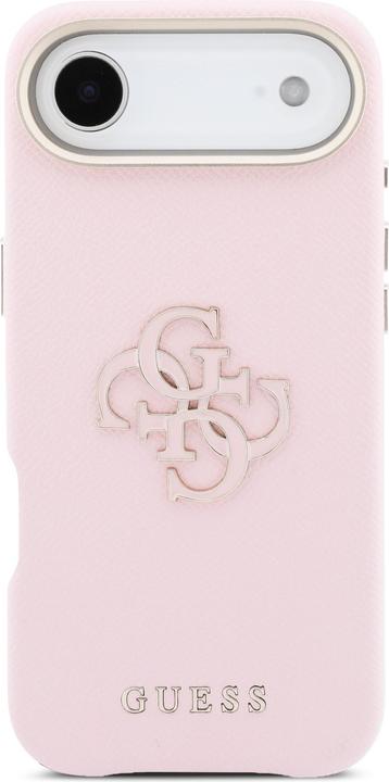 Produktbild Guess PU Resin Logo Case for iPhone Air Pink (Apple iPhone Air)