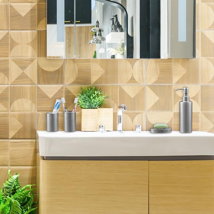 Produktbild Relaxdays 4-tlg. Badezimmer-Set