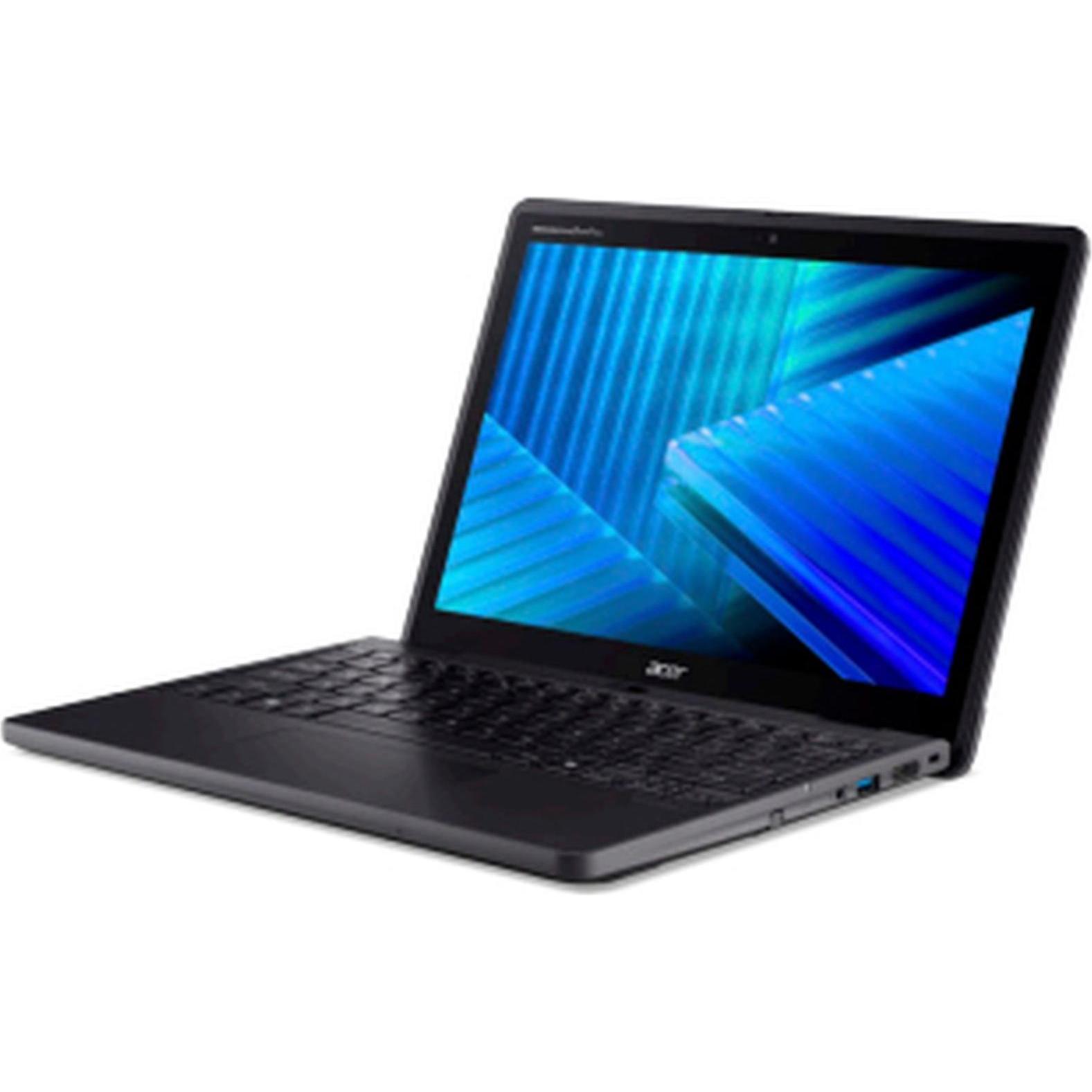 Acer TravelMate B3 (12.20", Intel N150, 8.19 GB, 256 GB, DE), Notebook, Schwarz