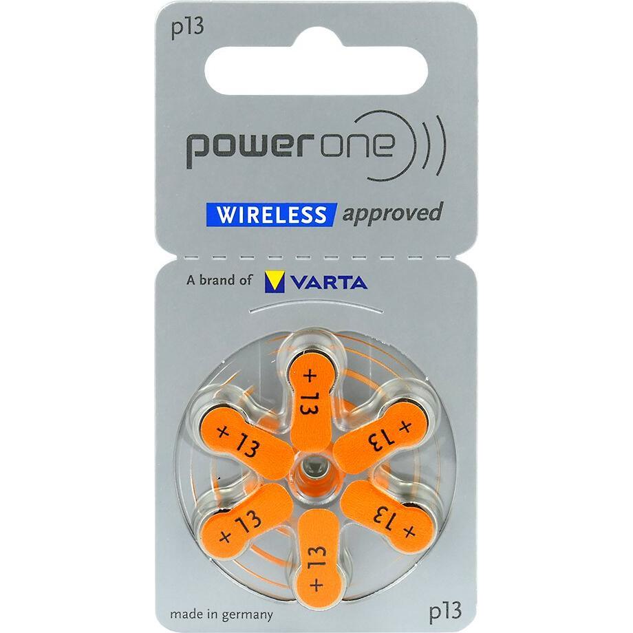 Varta 13 6BL POWER ONE (BATTERIEN FÜR HÖRGERÄTE) PR48, Batterie + pile