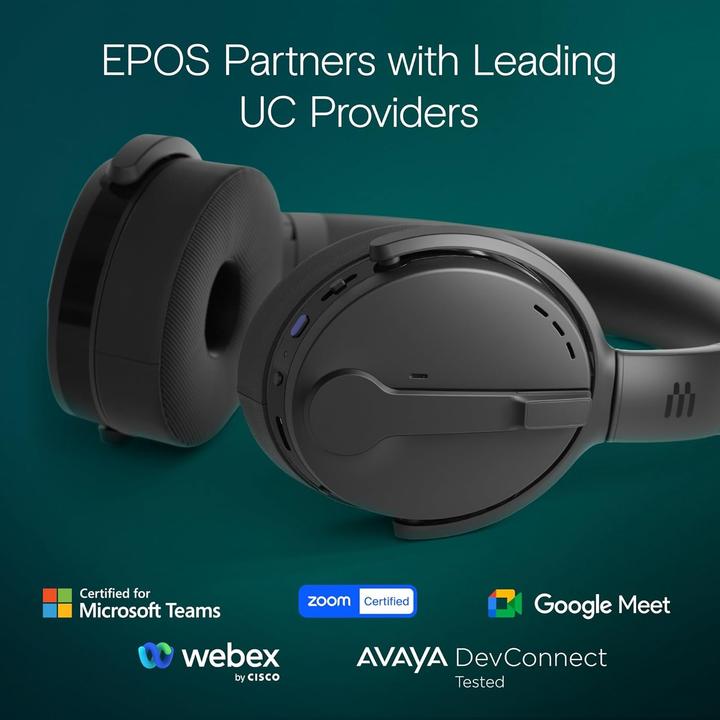 Actual product image EPOS Sennheiser Adapt 560 II (Wireless, USB-A, Avaya, Google Meet, Microsoft teams, Zoom)