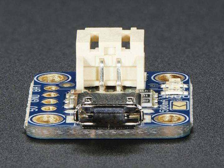 Produktbild Adafruit Micro Lipo w/MicroUSB LiIon/LiPoly (Batteriefach, Diverse)