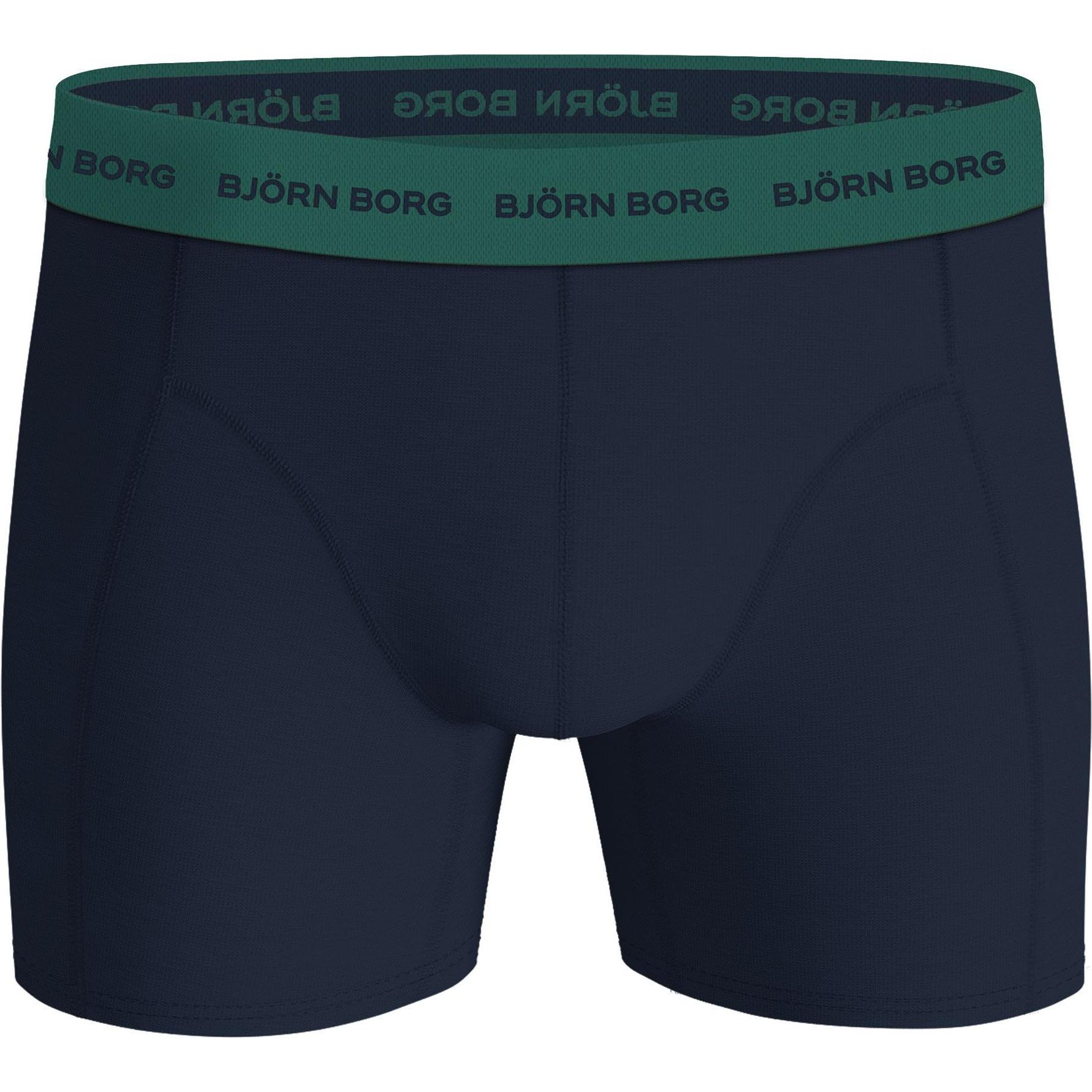 Thumbnail - Björn Borg, Herren, Unterhosen, Cotton Stretch Boxer, Mehrfarbig, (L, 5er Pack)
