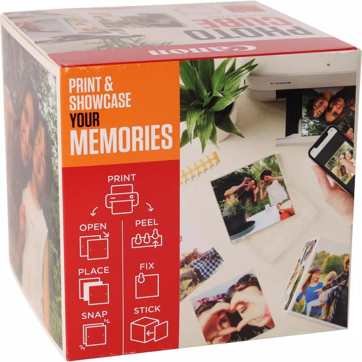 Produktbild Canon Photo Cube Creative Paper 5x5 orange (0.50 g/m², 13 x 13 cm, 40 x)