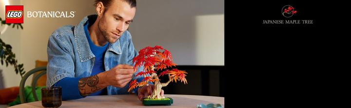 Actual product image LEGO Japanese red maple - bonsai tree (10348, LEGO Botanical)