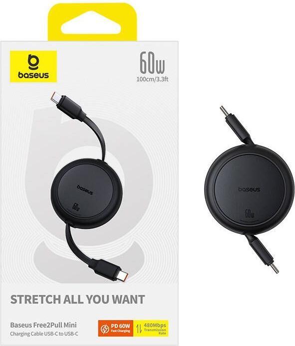 Produktbild Baseus USB C — USB C (1 m, USB 2.0, 60 W)