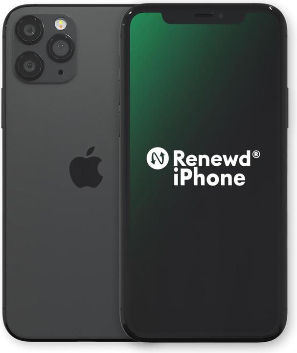 Image du produit Renewd iPhone 11 Pro (64 Go, Space grey, 5.80", 12 Mpx, Double SIM, A / Comme neuf)