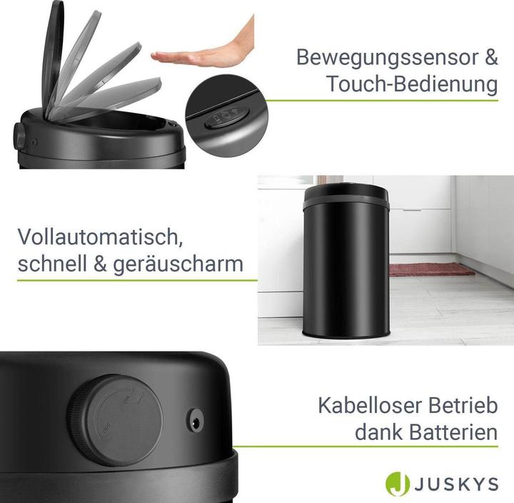 Produktbild Juskys Automatischer Mülleimer mit Sensor (30 l)