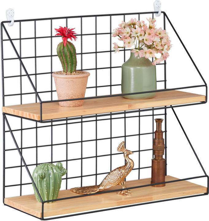 Actual product image Relaxdays Wall Shelf (45 x 16 x 41 cm)