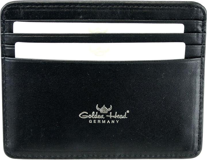 Actual product image Golden Head Colorado credit card holder RFID protection leather 10 cm