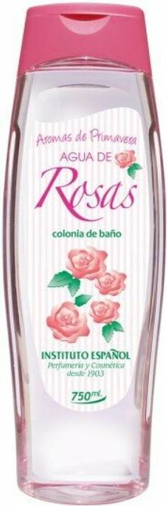 Actual product image Instituto Español AGUA DE ROSAS colonia de baño 750 ml (Eau de cologne, 750 ml)