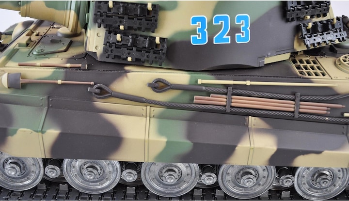 Actual product image Amewi King Tiger Porsche Tower/2.4GH Metal Chains/Metal Gearboxes/QC (RTR Ready-to-Run)