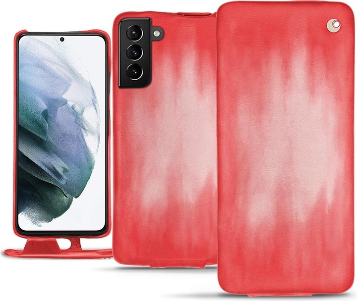Noreve Lederschutzhülle vertikal (Samsung Galaxy S21+)