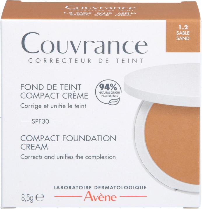 Produktbild Avène Couvrance Compact Cream Makeup Base Arena - 85 Gramm (ARENA, Sable, Sand)