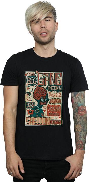 Produktbild Big Bang Theory Infografik Poster TShirt (XL)
