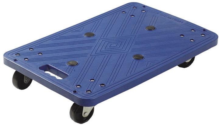 Produktbild RS PRO Kunststoff-Rollwagen blau (100 kg)