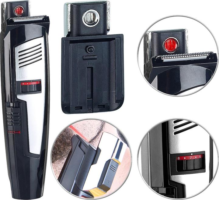 Actual product image Sichler Men's Care 2in1 Precision Battery Beard Trimmer with Laser Guide