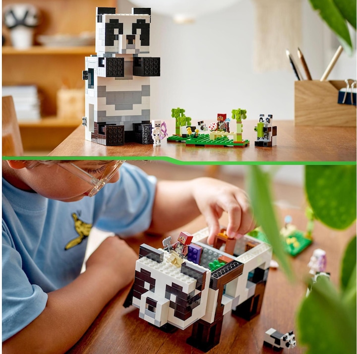 Image du produit LEGO La maison des pandas (21245, LEGO Minecraft)