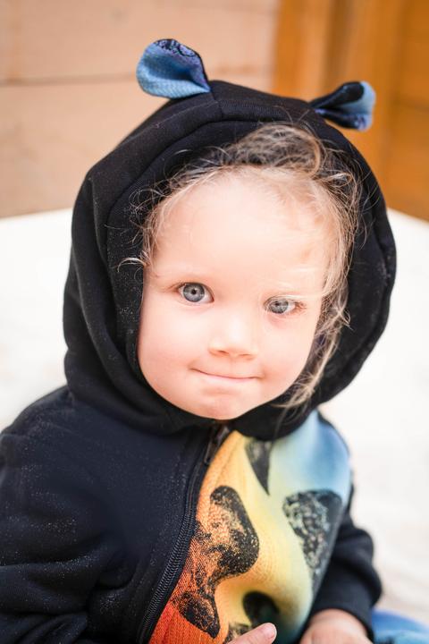 Produktbild Lennylamb Bear Romper - Lovka Rainbow (80)