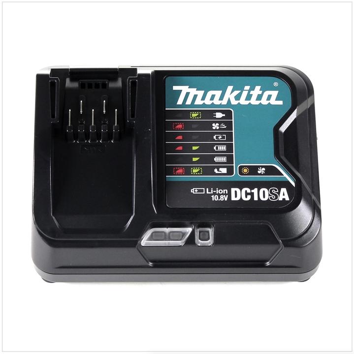 Produktbild Makita DC 10 SA 10,8 V Schnell Ladegerät für Li-Ion Akkus ( 197347-2 ) (10.8 V)