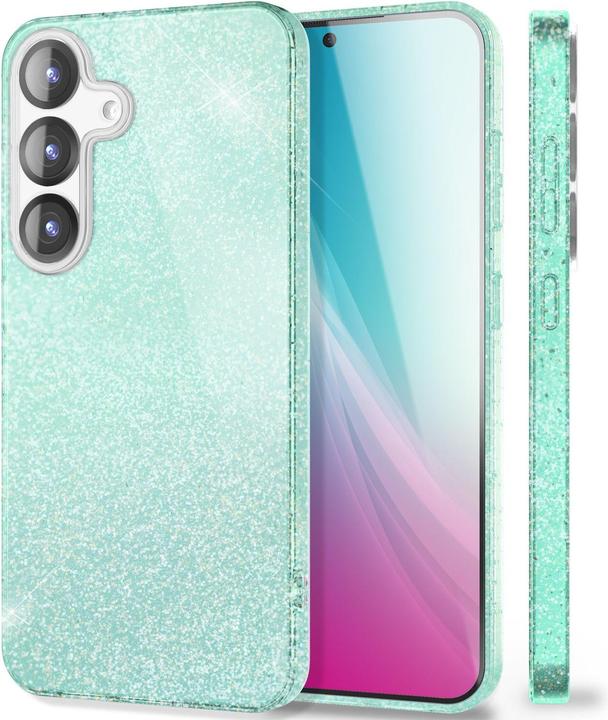 Actual product image Nalia ShinePop - Stabile Glänzende Glitzer Hülle - Glamour Glitter Cover (Samsung Galaxy S25)