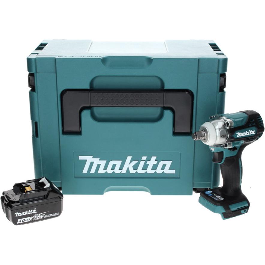 Thumbnail - Makita, Bohrmaschine + Akkuschrauber, DTW 300 M1J Akku Schlagschrauber 18 V 330 Nm 1/2" Brushless + 1x Akku 4,0 Ah + Mak...