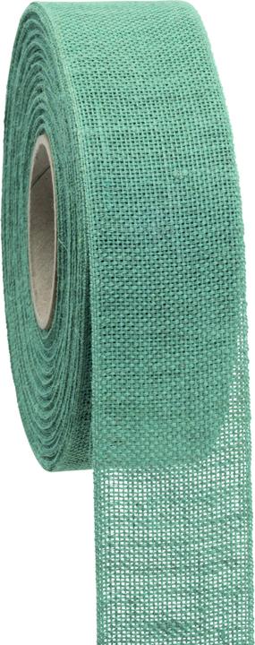Produktbild Goldina Geschenkband Nature Basic, 40 Millimeter x 20 Meter, graugrün
