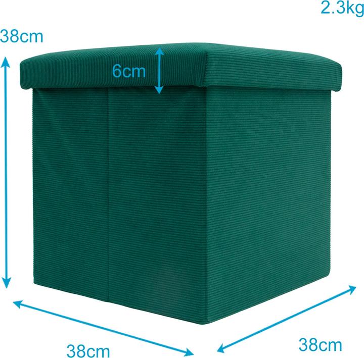 Actual product image Intirilife Foldable stool with storage space