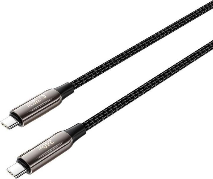 Actual product image Tech-Protect UB10T Ultraboost USB-C PD240W/QC4.0 Cable 100cm - Black (1 m, 240 W)