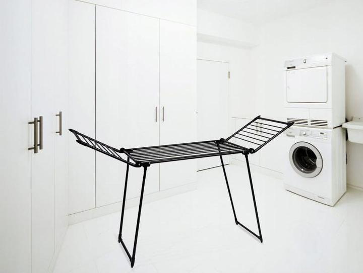 Actual product image Promis AMALFI foldable clothes horse black