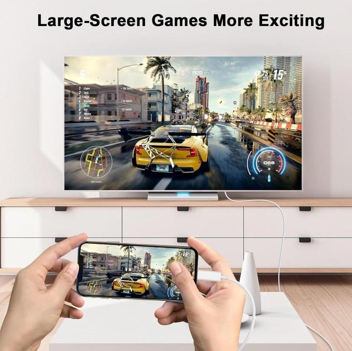 Immagine prodotto PowerGuard Lightning to HDMI Adapter Connection 2m (Lightning, HDMI)