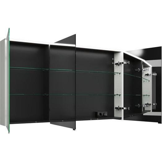 Thumbnail - burgbad, Spiegelschrank, Eqio Spiegelschrank mit horizontaler LED-Beleuchtung, 3 Türen, mittlerer Anschlag rechts, 1