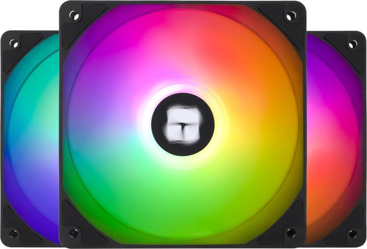 Produktbild Thermalright TL-C12C-S ARGB - Black (3-pack) - Kabinet køler - 120 mm - Sort med RGB LED lys - 26 dBA (120 mm, 1 x)