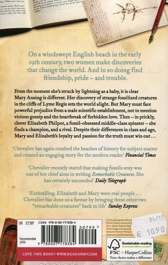 Produktbild Remarkable Creatures (Englisch, Tracy Chevalier, 2010)